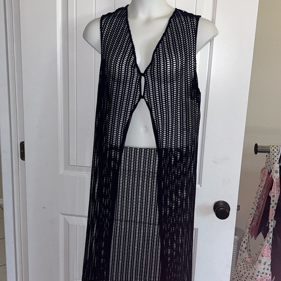 NWT Coco Reef Women\'s Contours Spectra Midi Button Swim Top Cover-Up